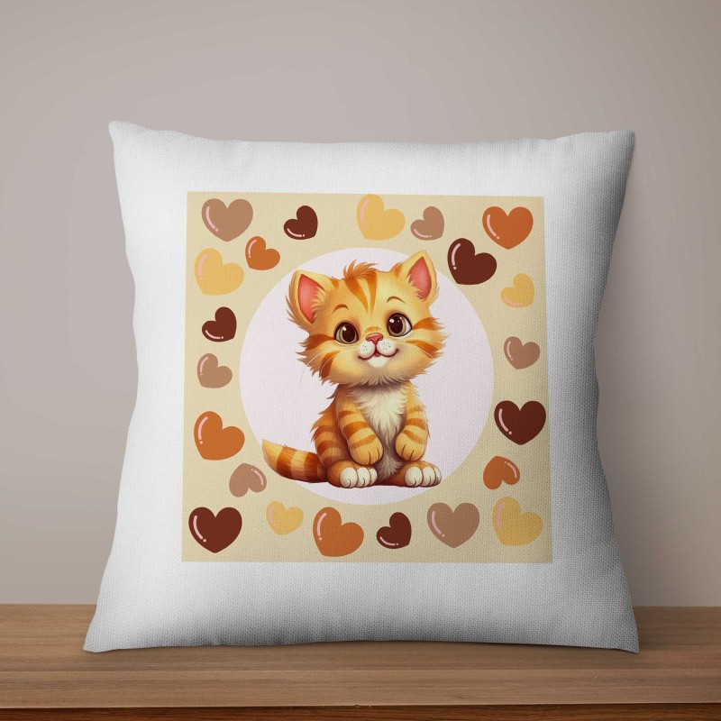 Cute Cat Pillow.