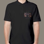 T-shirt Polo with cutie cats for cats lovers