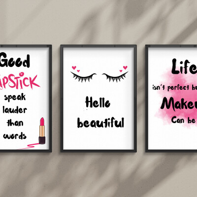 Poster A4 , Girls only , 3 Pieces - Merchy store