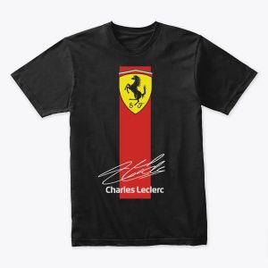 Charles Leclerc – Scuderia Ferrari Signature Tribute Tshirt