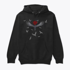Itachi Uchiha Raven Art – Akatsuki Aesthetic Capuche