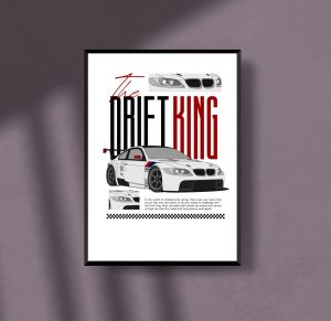 drift car poster