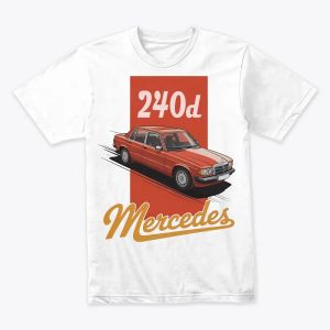 Mercedes 240d Car Enthusiast Tee