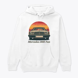 T-shirt Vintage Mercedes 190E – Passionné de Voitures Classiques