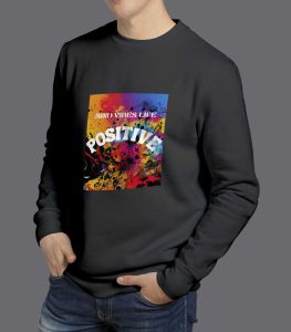 Positive "Mind Vibes Life" Sweat shirt