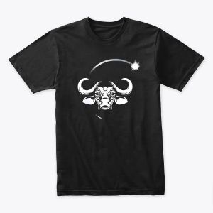 African Buffalo Head Design.