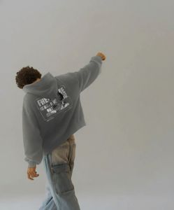 SAWTLOOK - Gray Freedom Hoodie