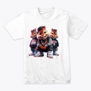 T-shirt السناجب الثلاثة
