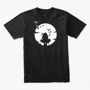Itachi Uchiha Raven Art – Akatsuki Aesthetic Design Tshirt