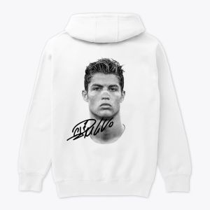 Sweat à capuche portrait artistique – Style, force et confiance