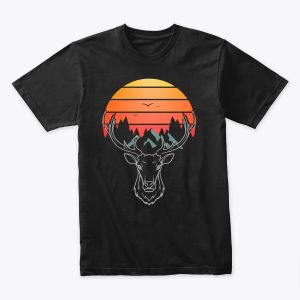 Cute Stag, All Good Things Are Wild And Free Design
