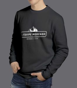 Montagne Famille Réunion Groupe Sweat-shirt