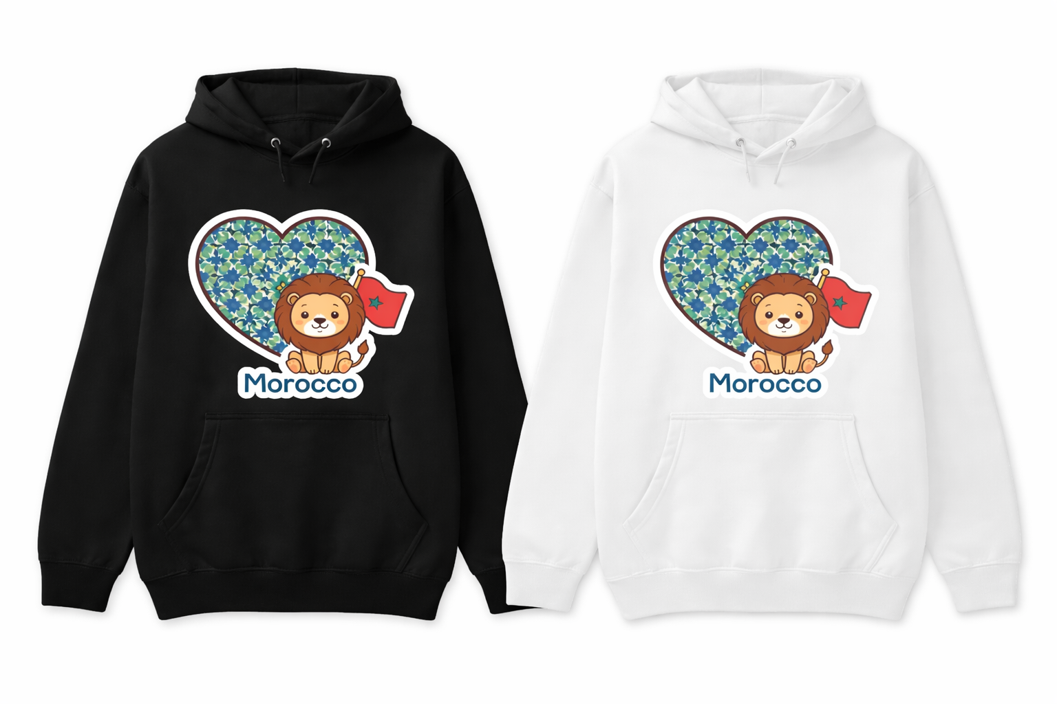 Lion atlas in capuche