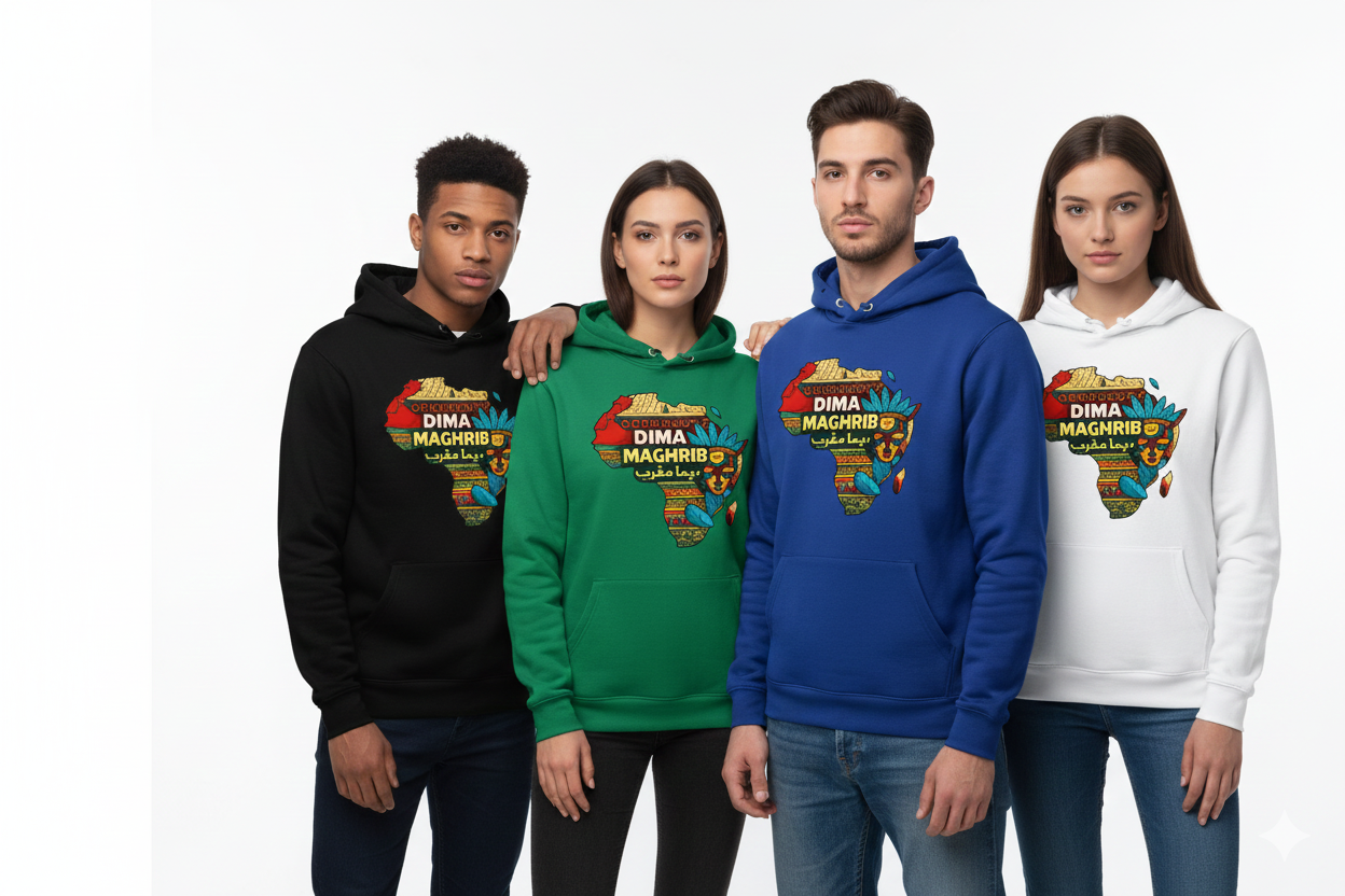 🇲🇦 Hoodie DIMA MAGHRIB – ديما مغرب