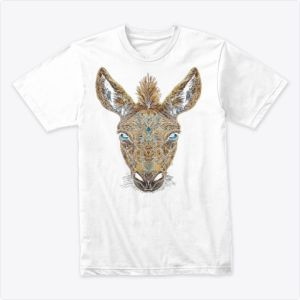 تي شيرت حمار برسومات حيوانية Tshirt