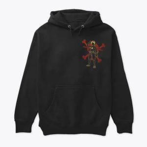 Luffy Gold Silhouette Capuche