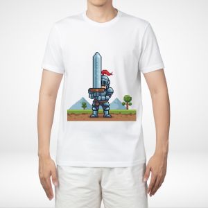 Pixel Knight Original Design T-shirt