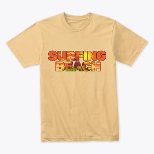 Beach Vibes Surfing Design for Summer Vacation