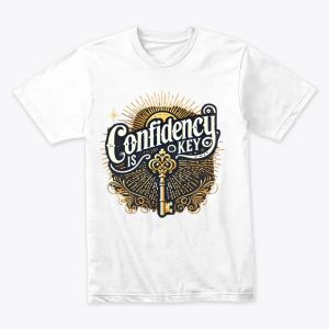 T-shirt "Confidence is Key" – Unleash Your Power