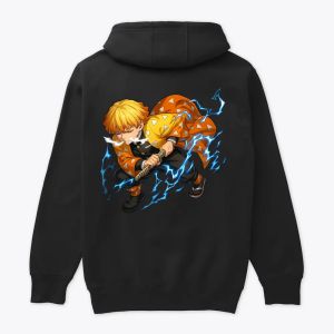 Zenitsu Agatsuma Thunderclap Flash Capuche