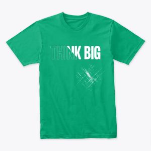 Think Big Motivational Quote Typography Design