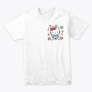 Kitty Glow – Magical Hearts and Stars Tshirt