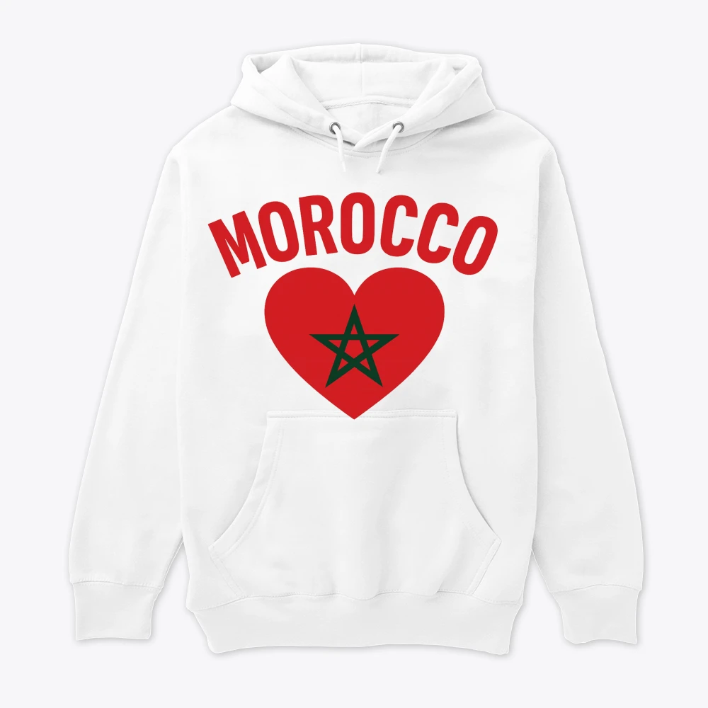 هودي أسود الأطلس للرجال والنساءهودي فخر المغرب Hoodie Lions de l’Atlas Homme Femme