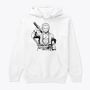 Zoro Silhouette Art Capuche