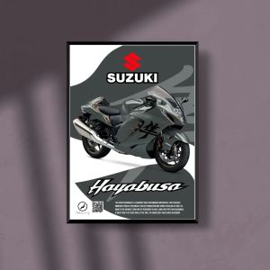 THE 2025 SUZUKI HAYABUSA GSX1300R A3 Poster
