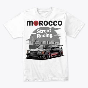 Morocco Street Racing Car Enthusiast Tee
