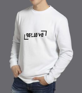Modern Bold Believe Motivational Sweat-shirt