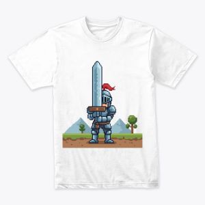 Pixel Knight Original Design T-shirt