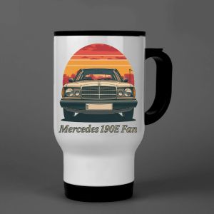T-shirt Vintage Mercedes 190E – Passionné de Voitures Classiques