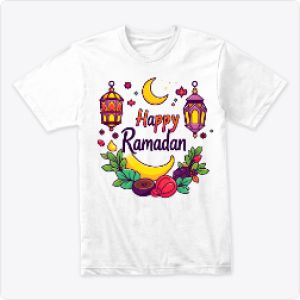 Happy Ramadan design Tshirt