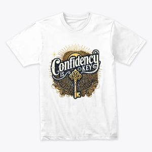 T-shirt "Confidence is Key" – Unleash Your Power