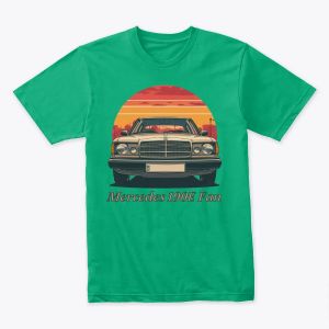 T-shirt Vintage Mercedes 190E – Passionné de Voitures Classiques