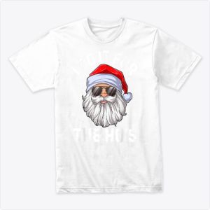 تي شيرت رجالي قصير الأكمام مطبوع عليه عبارة I Do It For The Ho's Funny Inappropriate Christmas Santa Tshirt