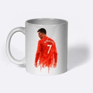 Cristiano Ronaldo Watercolor Art Mug