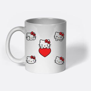 Cute Black Kitty Faces – Love & Expressions Collection mug