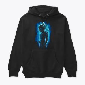 Blue Aura Saiyan – Power Awakens in Silence Capuche