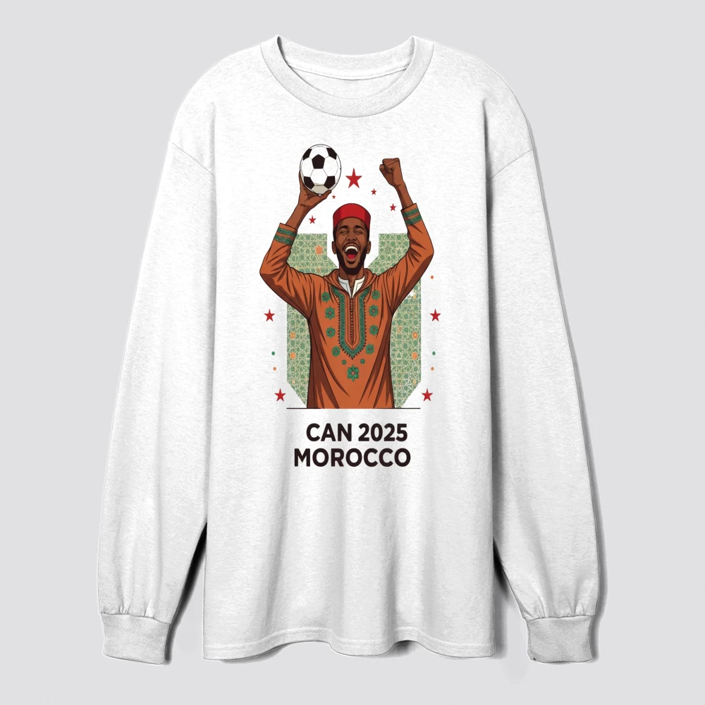 سويتشيرت ديما أسود كأس إفريقيا المغرب 2025 Sweatshirt Dima Lions Atlas CAN Maroc 2025