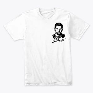 Ballon d'Or Elegance – Messi in Style Tshirt