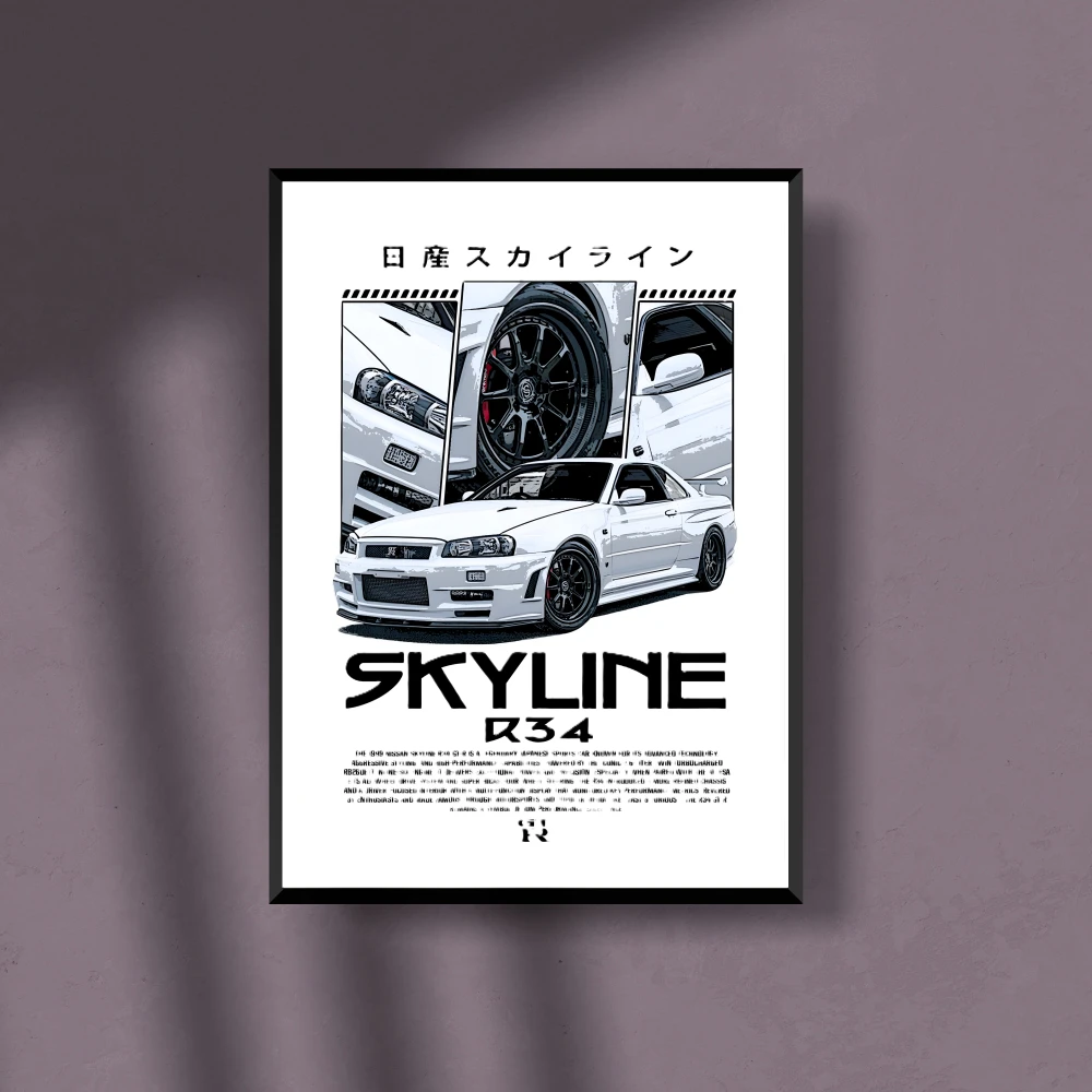 Nissan Skyline Poster