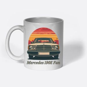 T-shirt Vintage Mercedes 190E – Passionné de Voitures Classiques