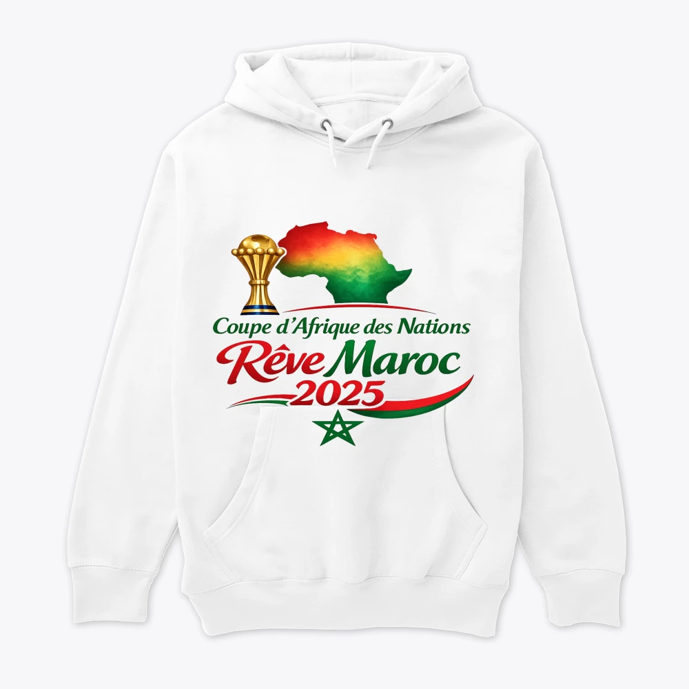 HoodieSupport Équipe Maroc | Capuche هودي 2025 – دعم المنتخب المغربي