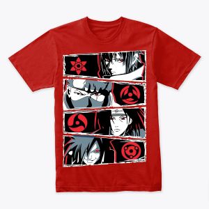 anime naruto uchiha clan members sharingan eyes an