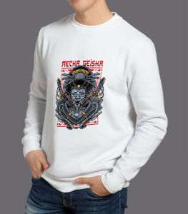Mecha Geisha Sweatshirt Design