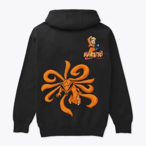 Naruto & Kurama – Nine-Tails Unleashed Anime Capuche