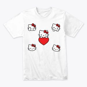 Cute Black Kitty Faces – Love & Expressions Collection Tshirt