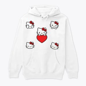 Cute Black Kitty Faces – Love & Expressions Collection Capuche